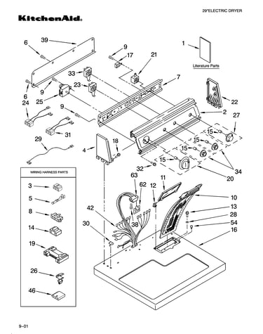 Top and console parts