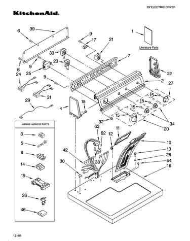 Top and console parts