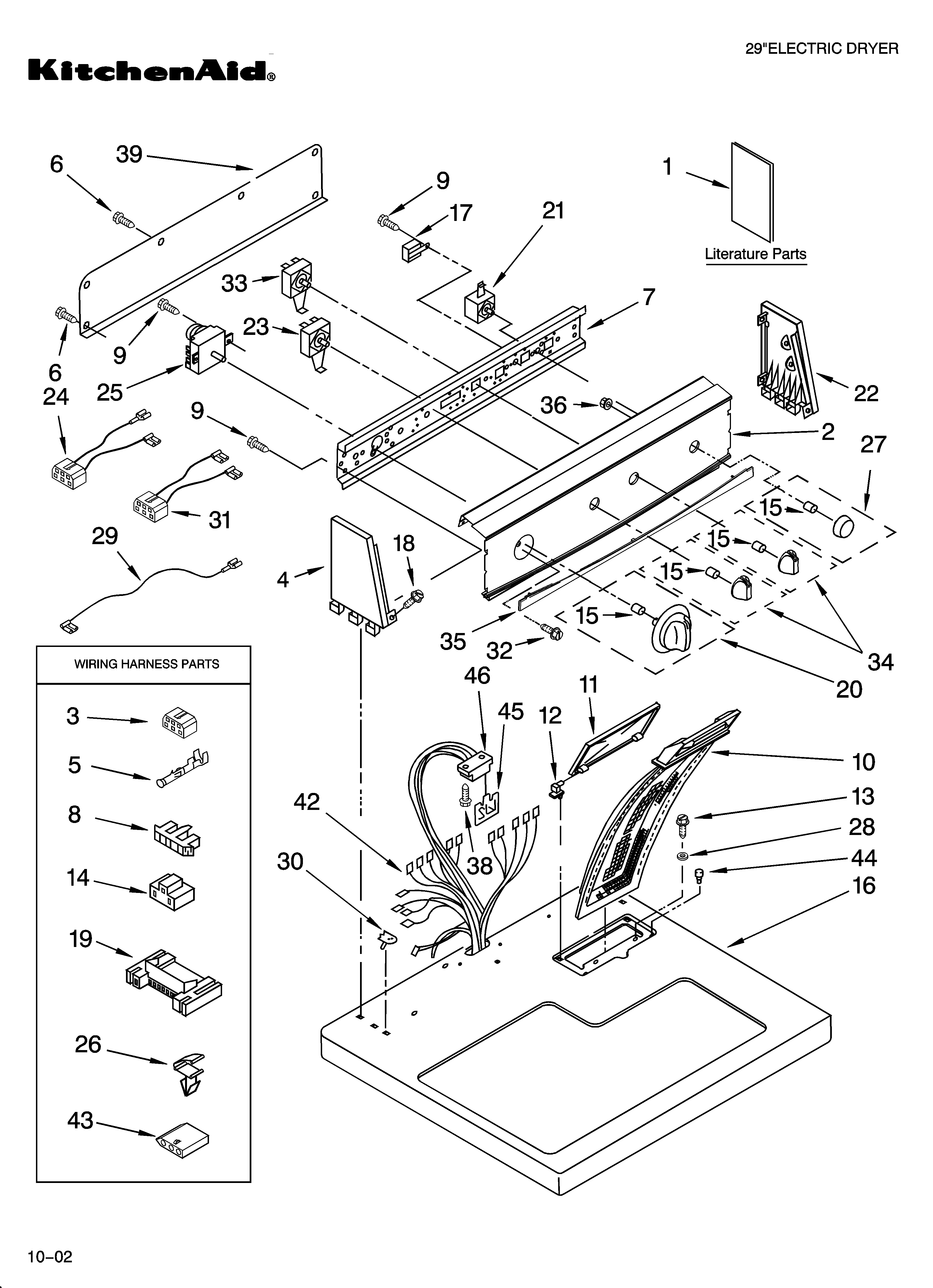 Top and console parts