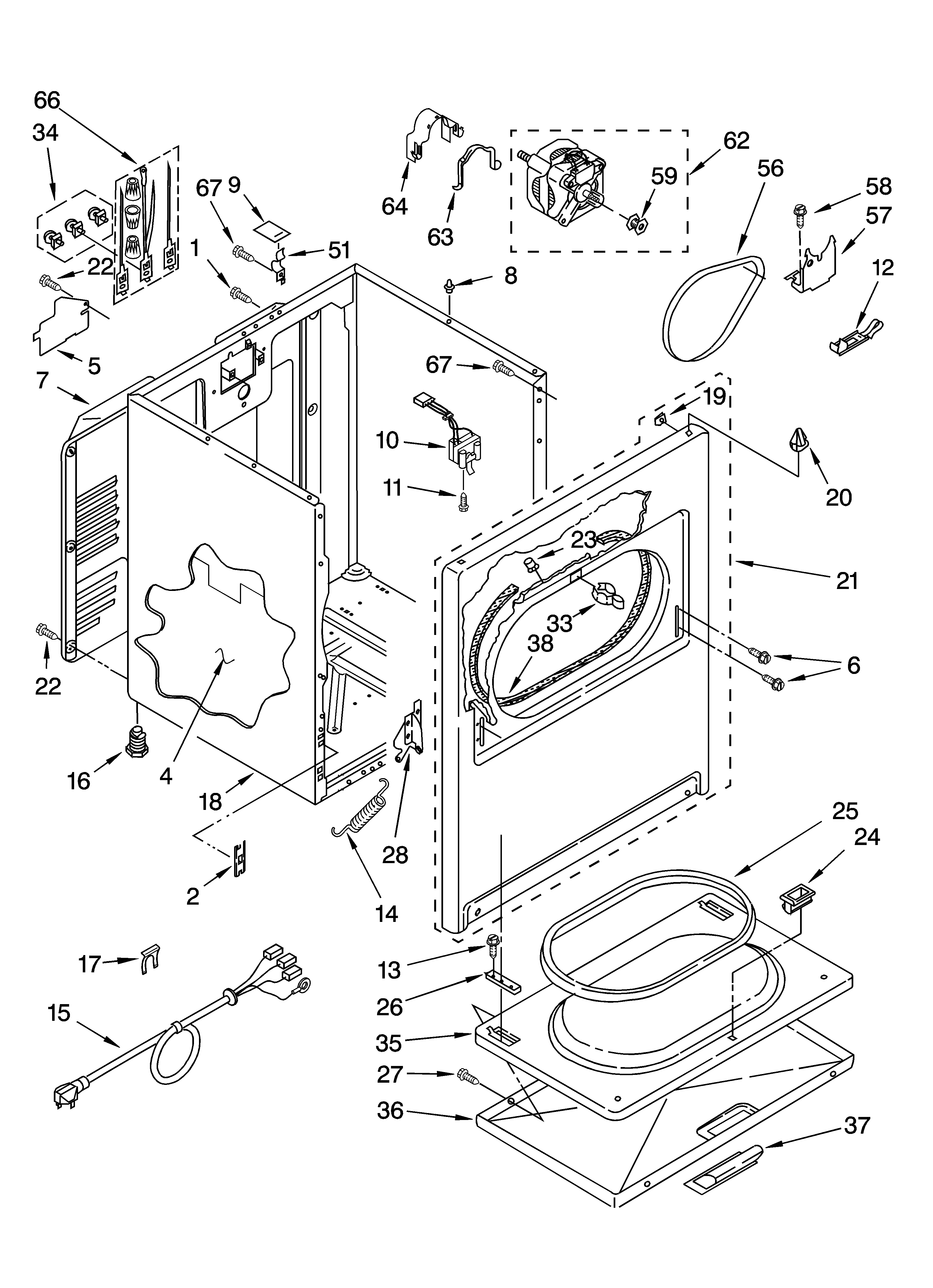 Cabinet parts