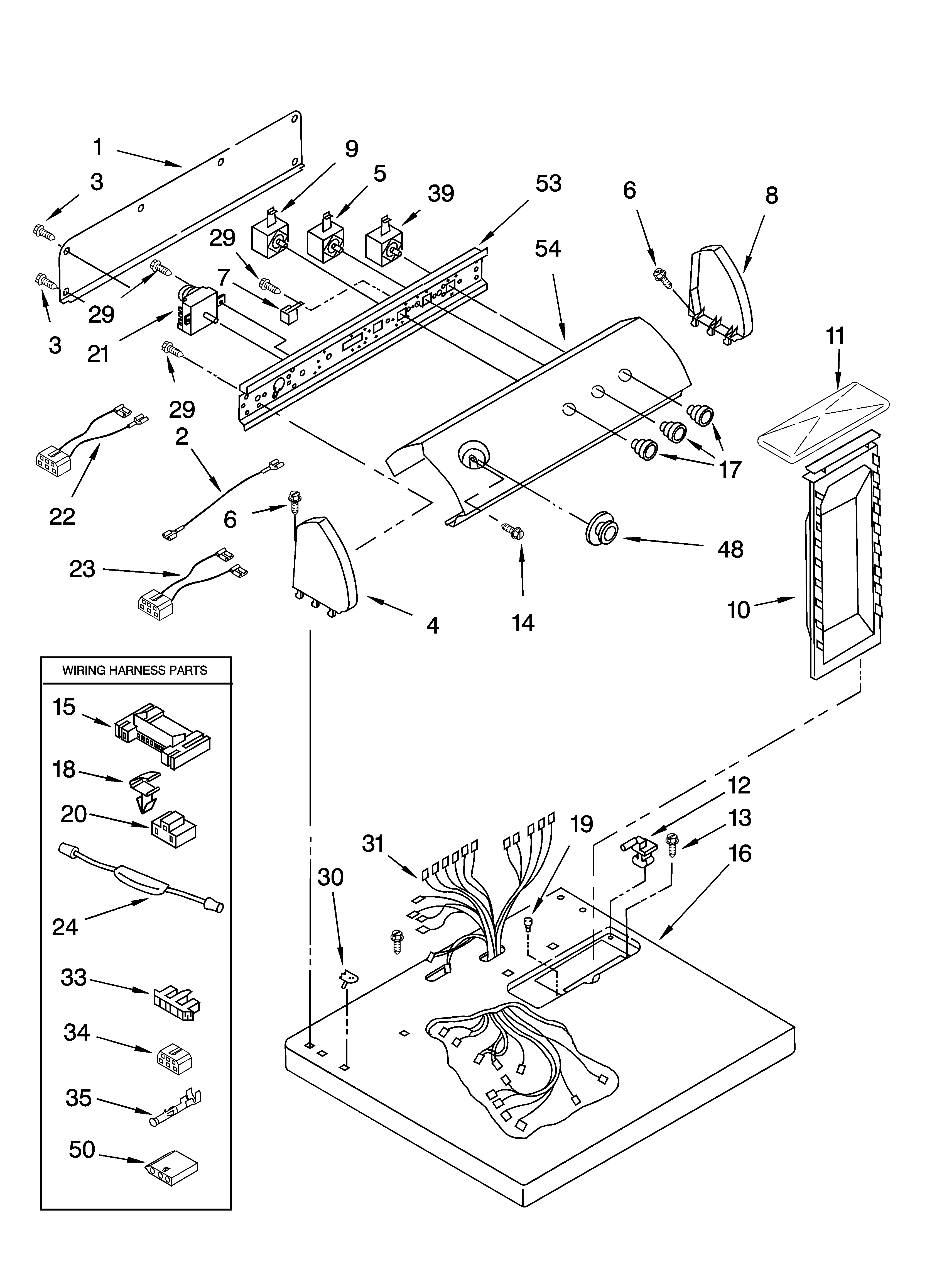 TOP AND CONSOLE PARTS