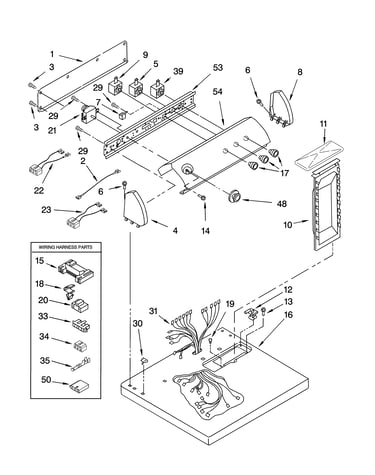 Top and console parts