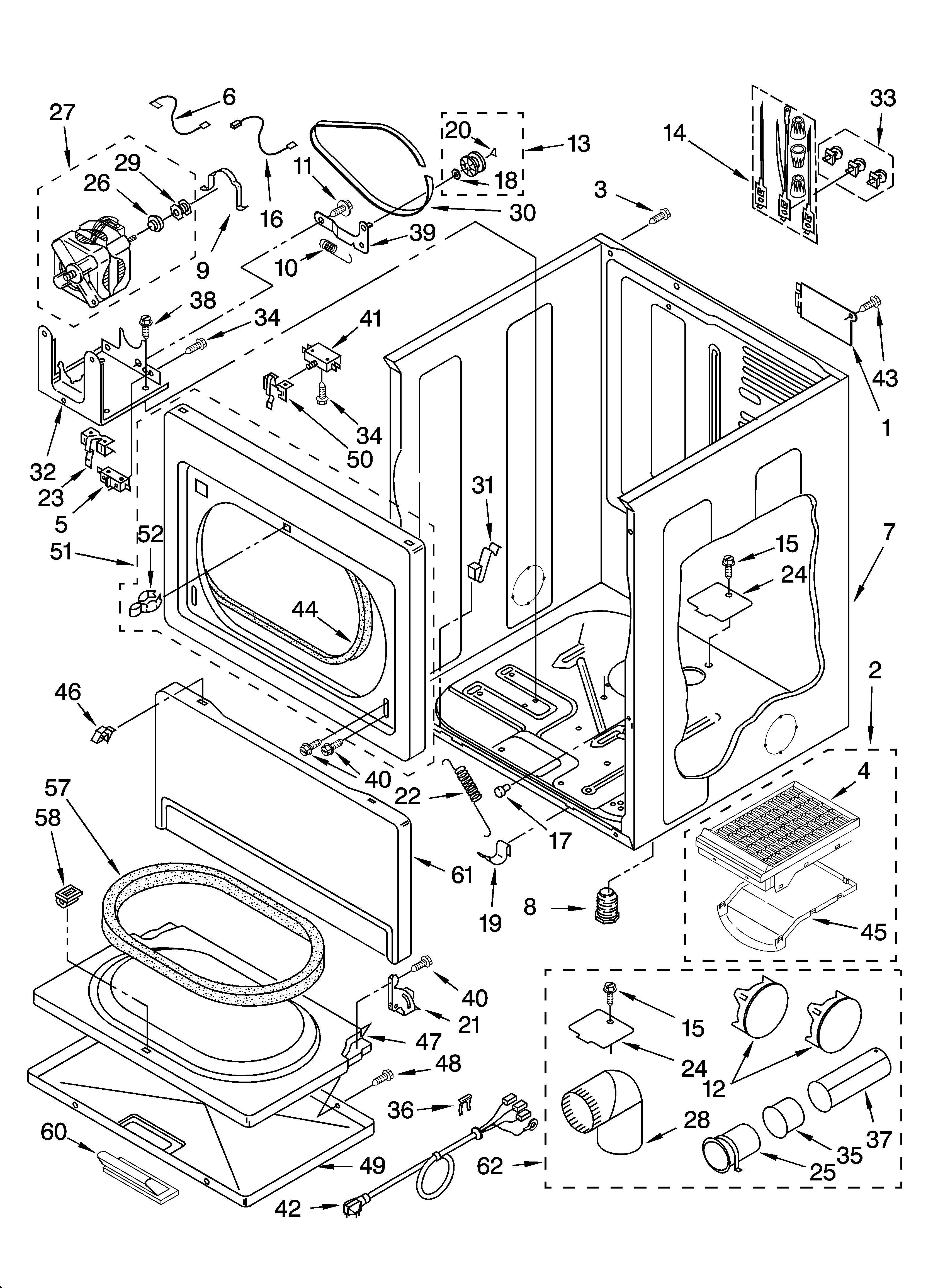 Cabinet parts