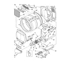 Whirlpool YLEQ8850KQ0 bulkhead parts diagram
