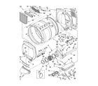Whirlpool YLEQ8850KQ1 bulkhead parts diagram