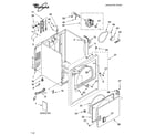 Whirlpool YLEQ9857LW0 cabinet parts diagram