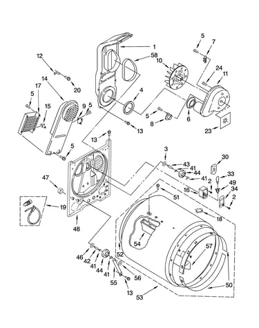Bulkhead parts, optional parts (not included)
