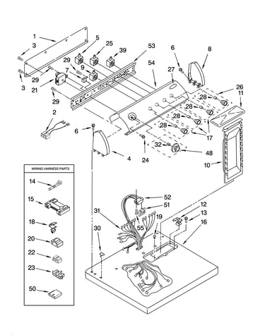 Top and console parts