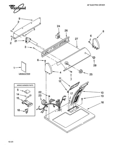 Top and console parts