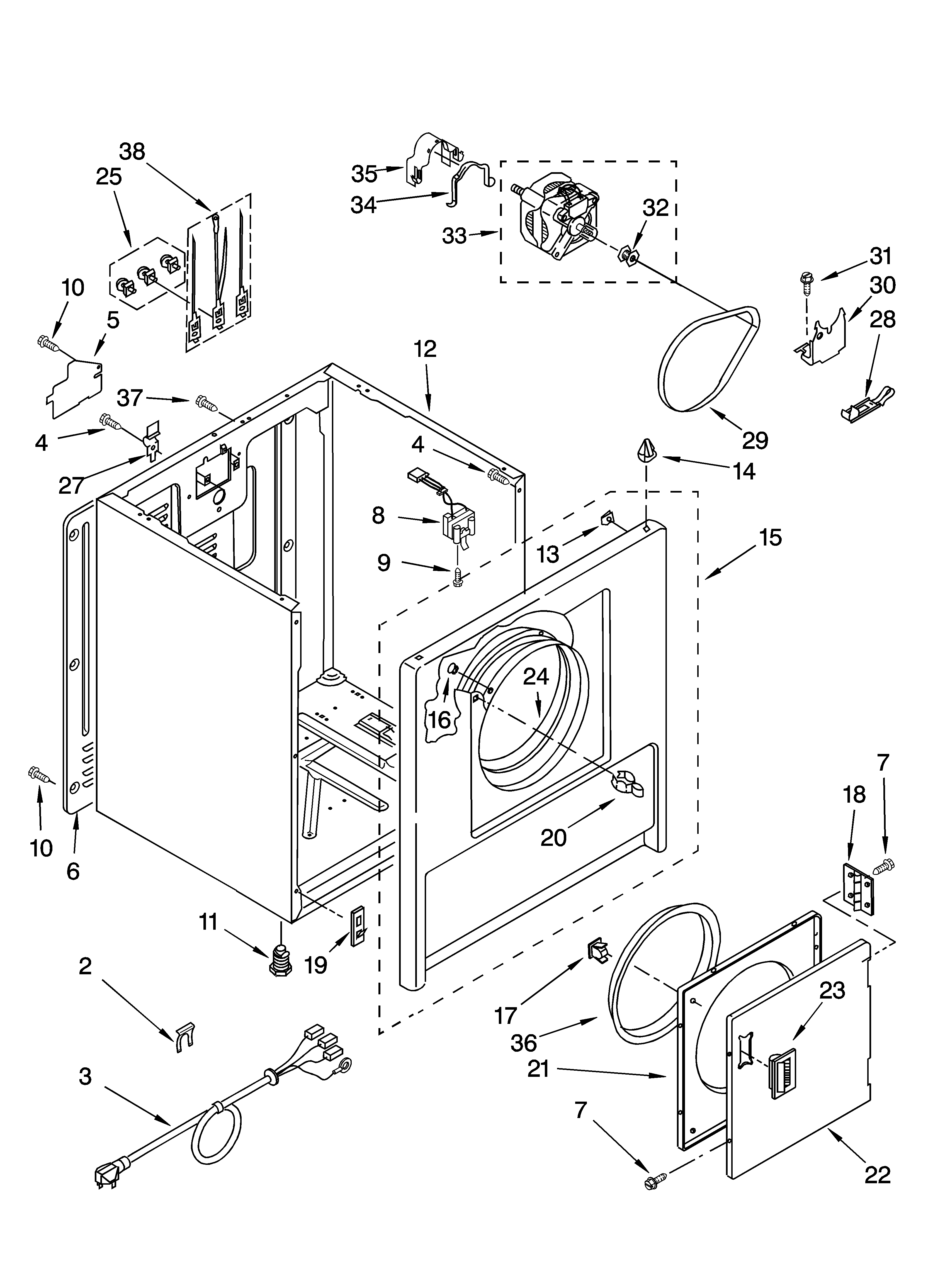 Cabinet parts
