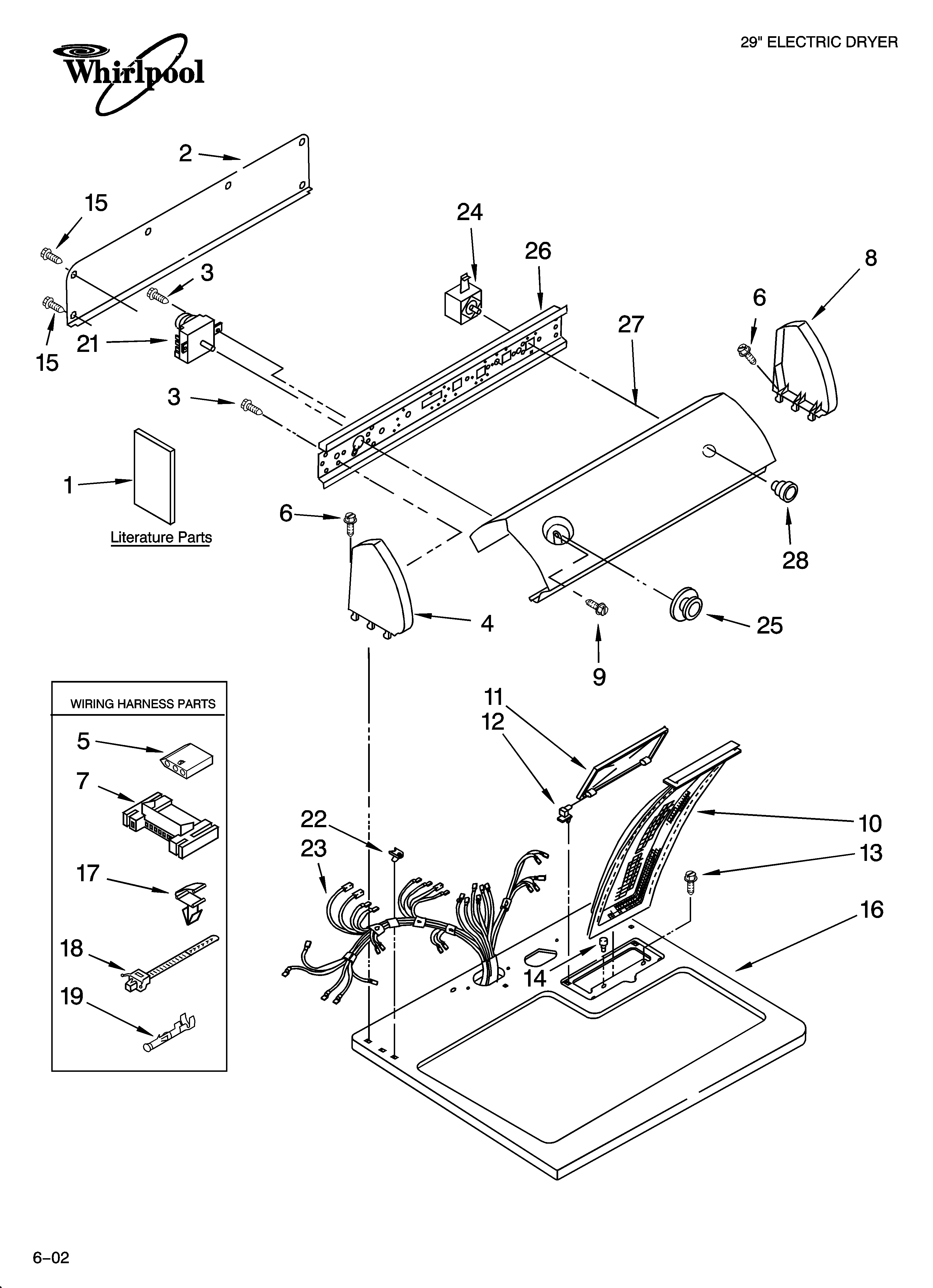 Top and console parts