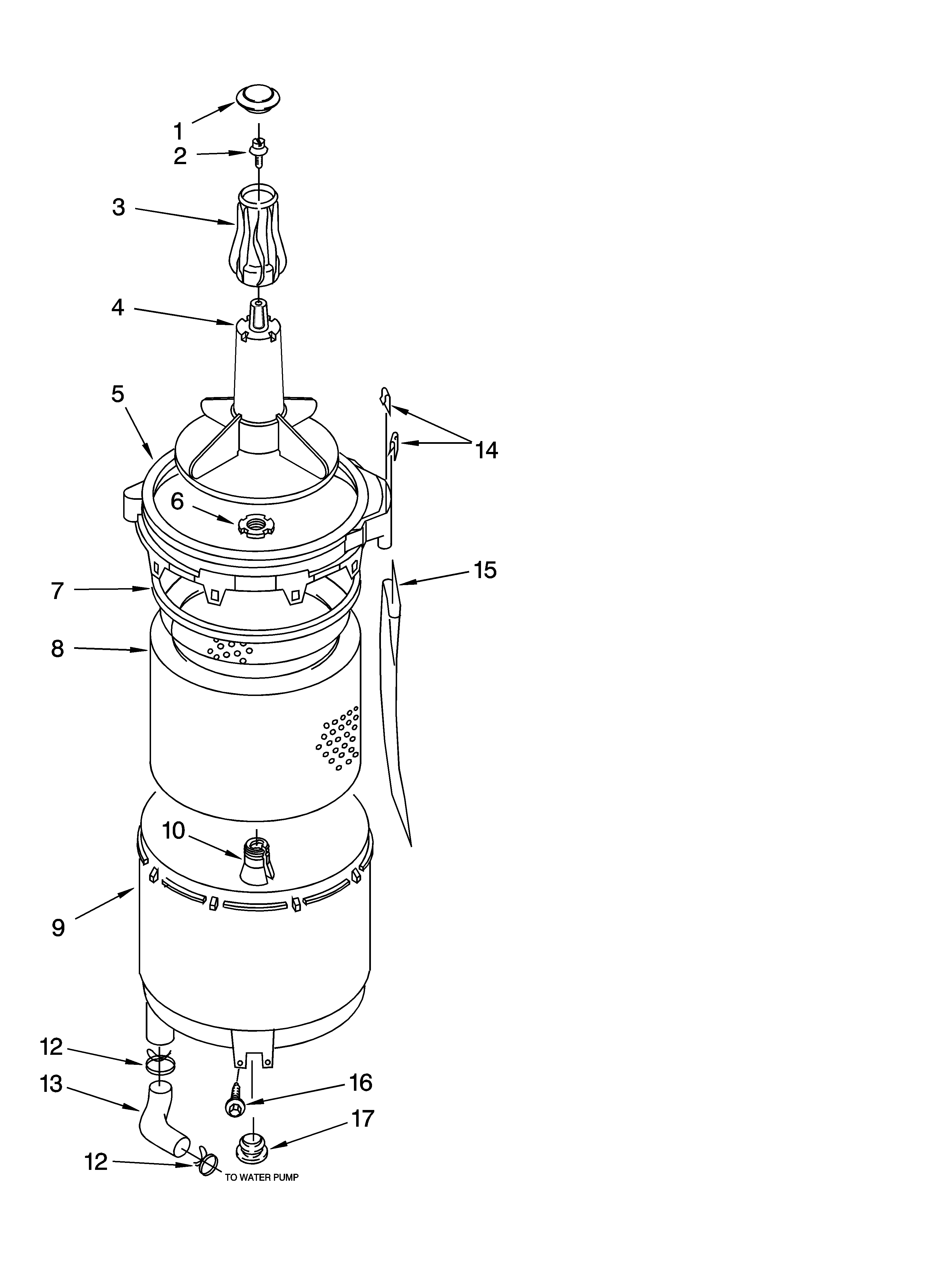Tub and basket parts
