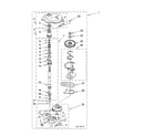 Whirlpool YLTE5243DQ3 gearcase parts diagram
