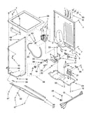 Dryer cabinet and motor parts