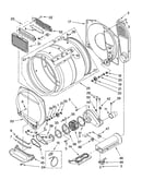 Dryer bulkhead parts