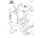 Roper YRES7645KQ1 cabinet parts diagram