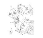 Roper YRES7645KQ1 bulkhead parts diagram