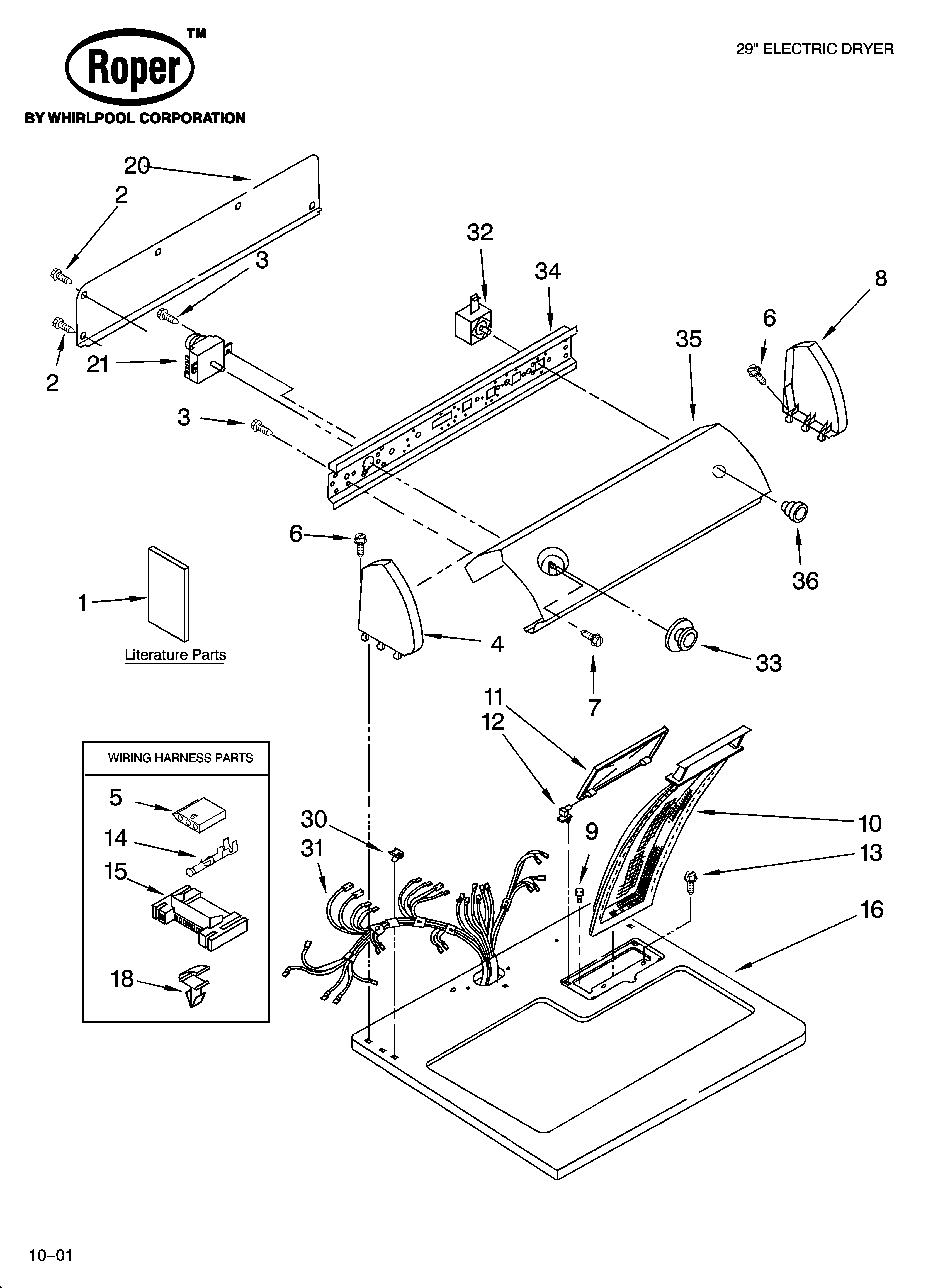 Top and console parts