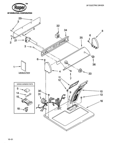 Top and console parts