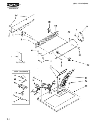 Top and console parts