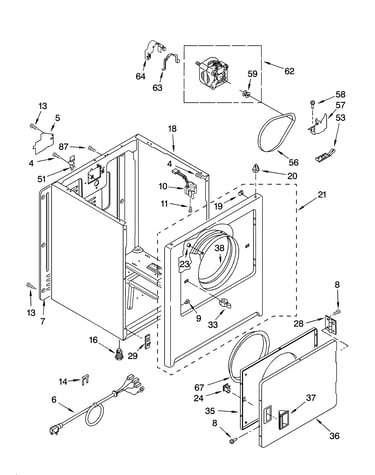 Cabinet parts