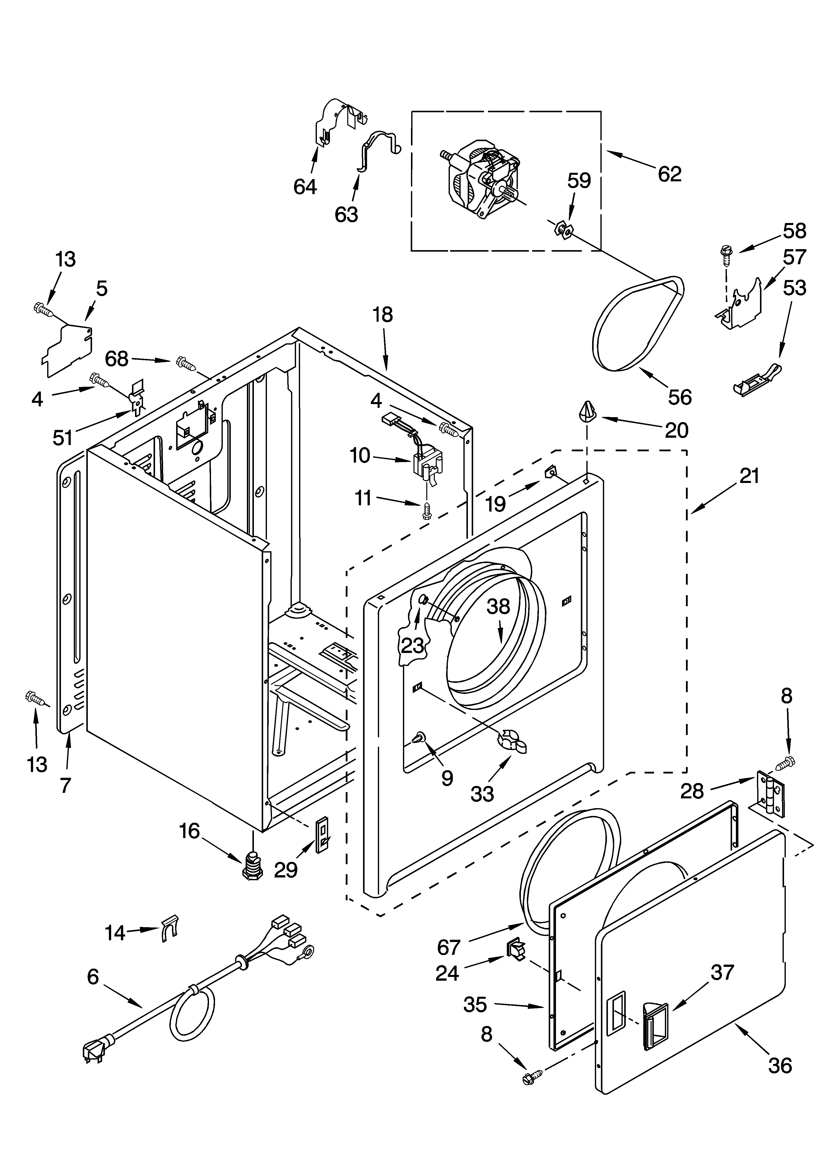 Cabinet parts