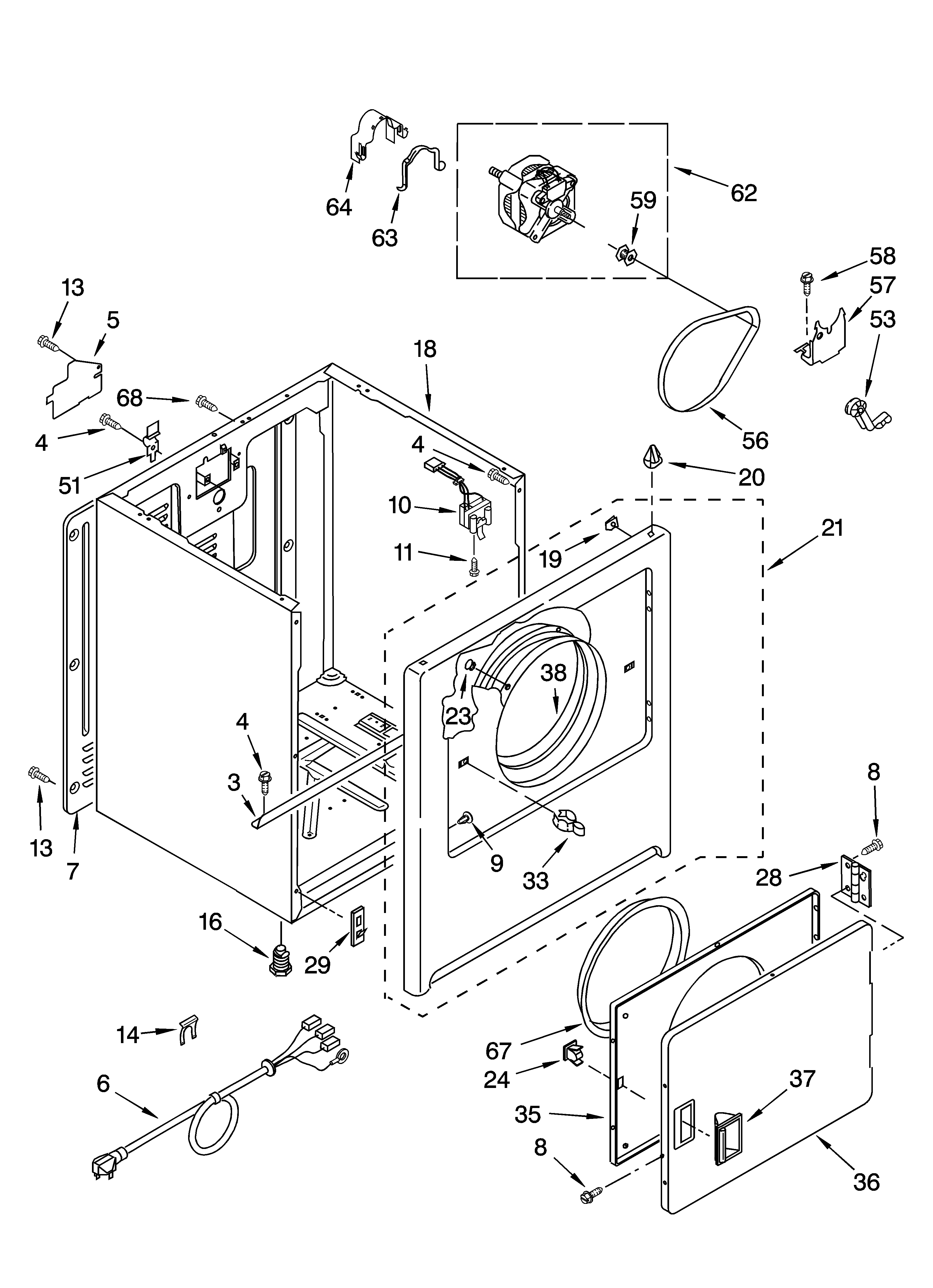 Cabinet parts