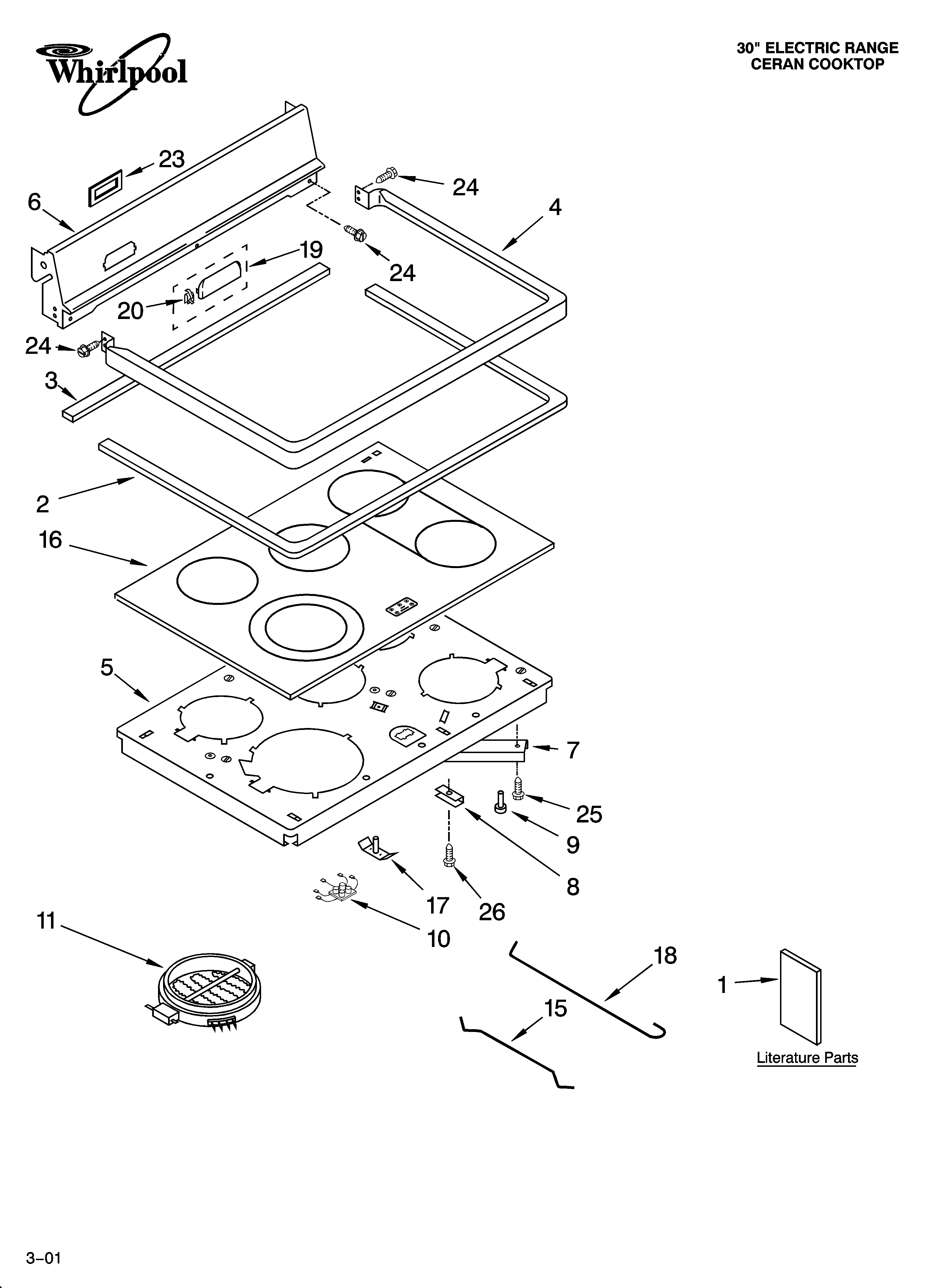 Cooktop parts