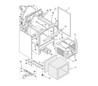 Whirlpool GJP84801 oven chassis parts diagram