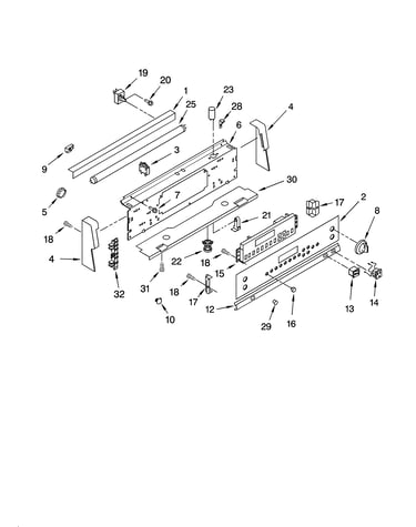 Control panel parts