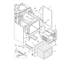 Whirlpool GJP85201 oven chassis parts diagram