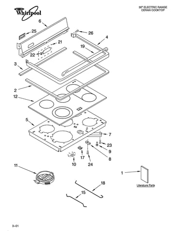 Cooktop parts