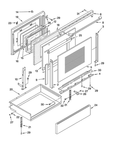 Door and drawer parts