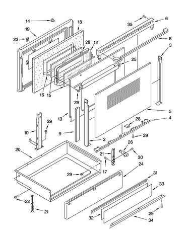 Door and drawer parts