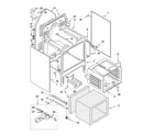 Whirlpool GJSP84901 oven chassis parts diagram