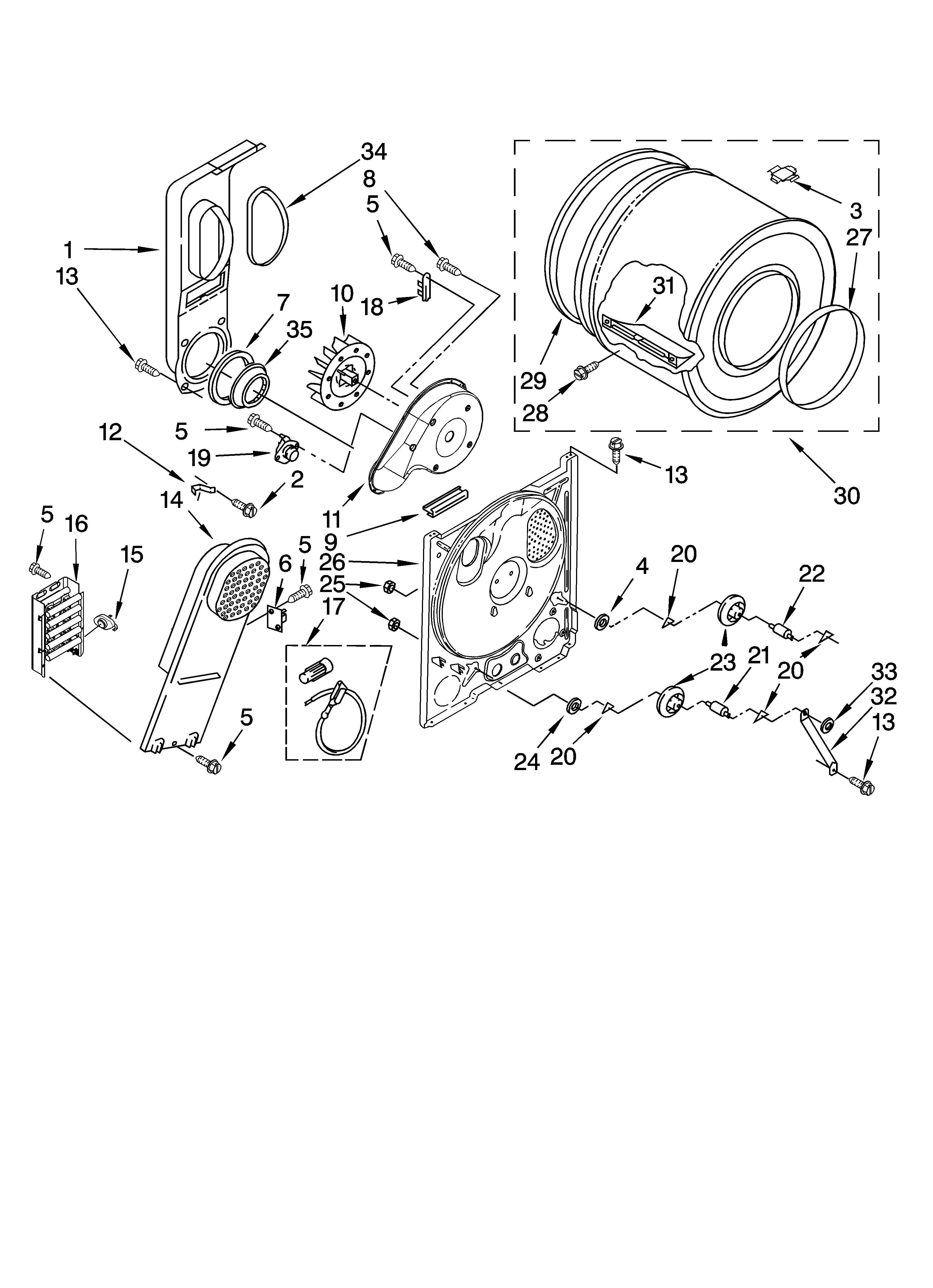 Bulkhead parts, optional parts (not included)