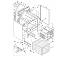 Inglis IJP87801 oven chassis parts diagram
