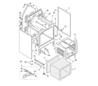 Inglis IJP89801 oven chassis parts diagram