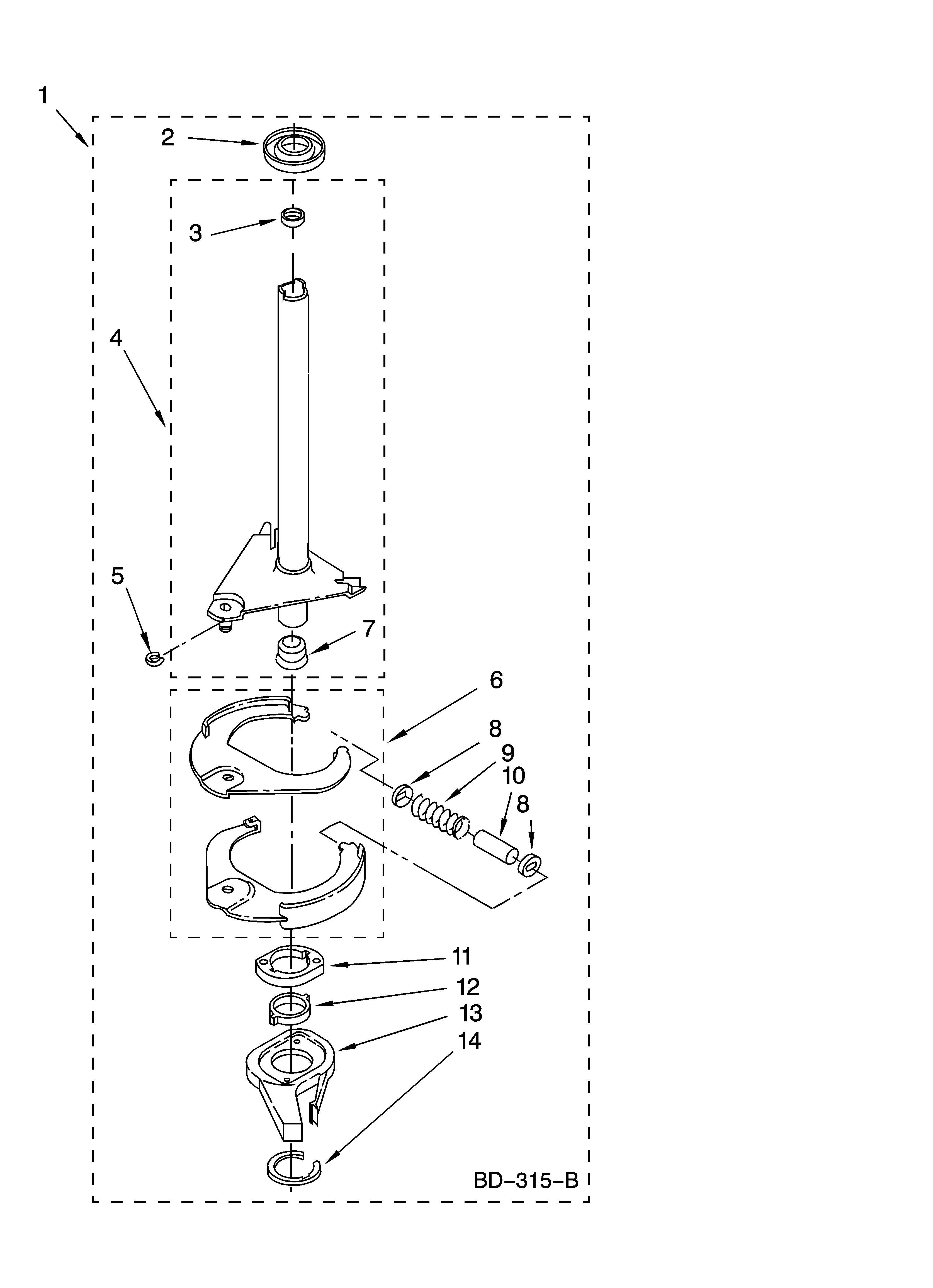 Brake and drive tube parts
