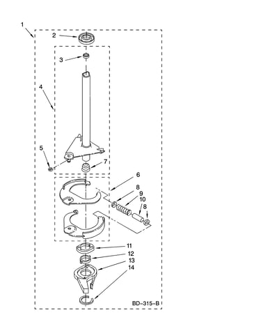 Brake and drive tube parts