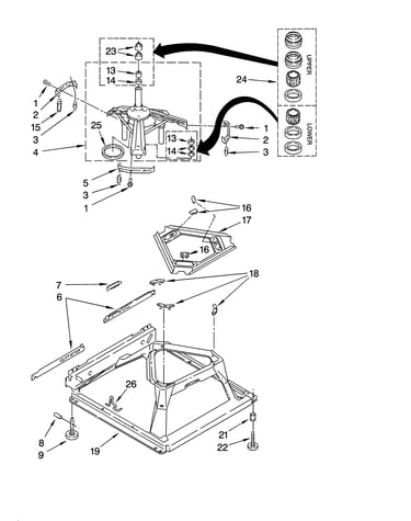 Machine base parts