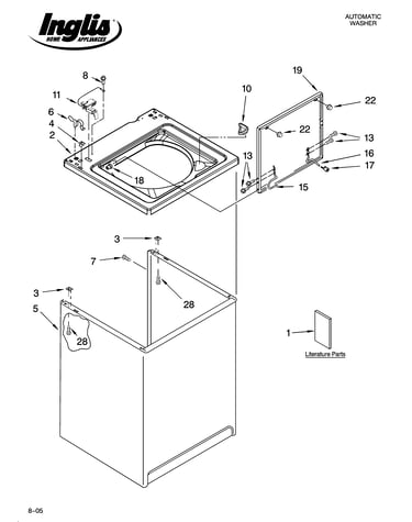 Top and cabinet parts