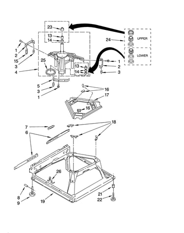 Machine base parts