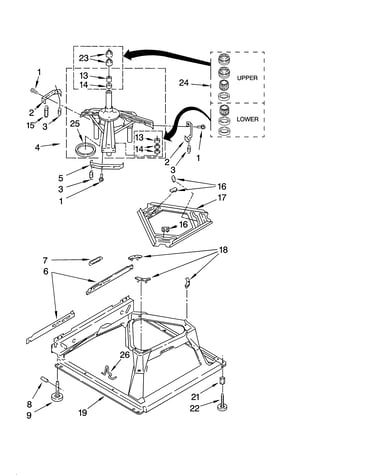 Machine base parts