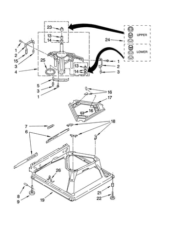 Machine base parts