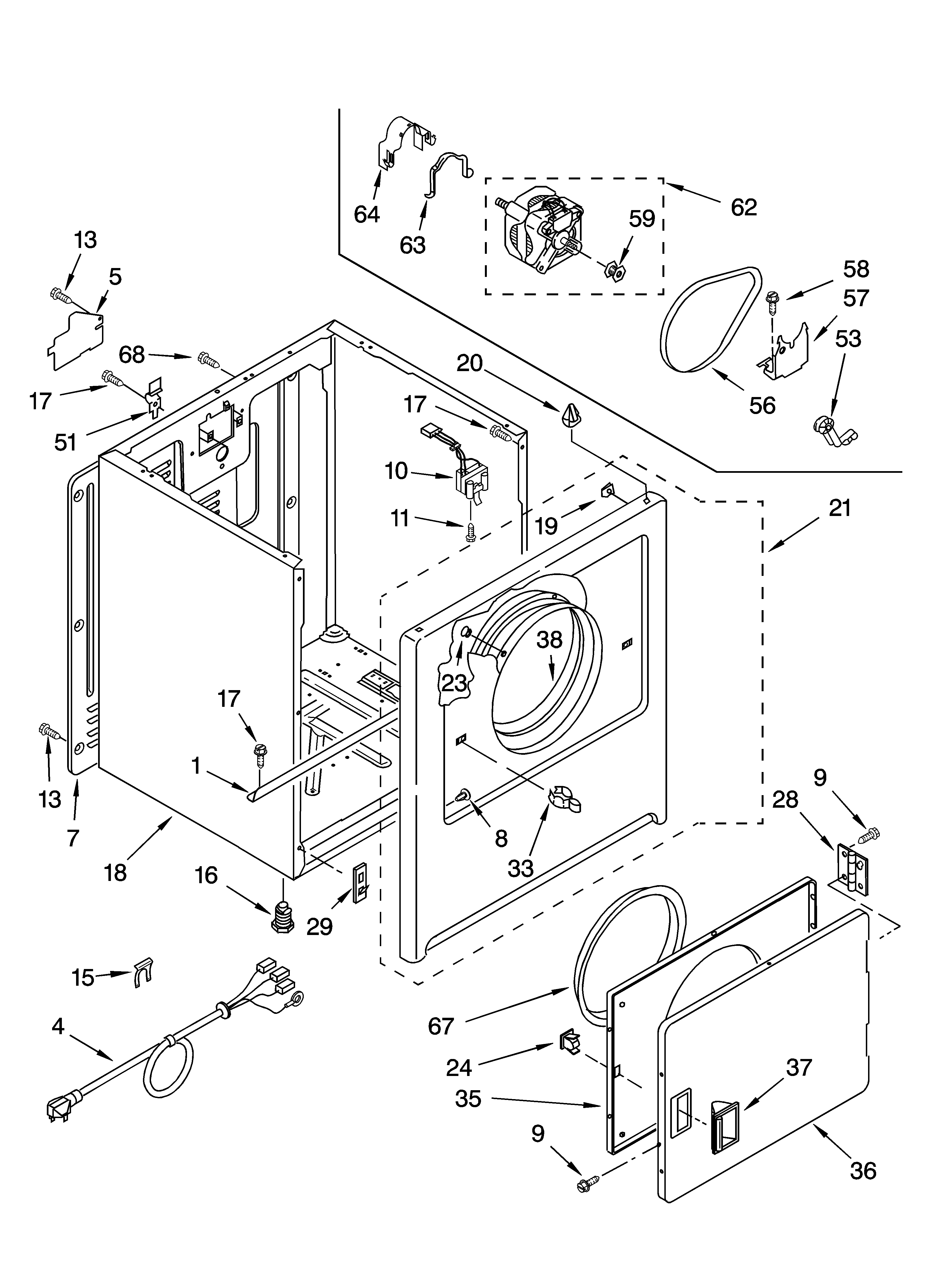 Cabinet parts