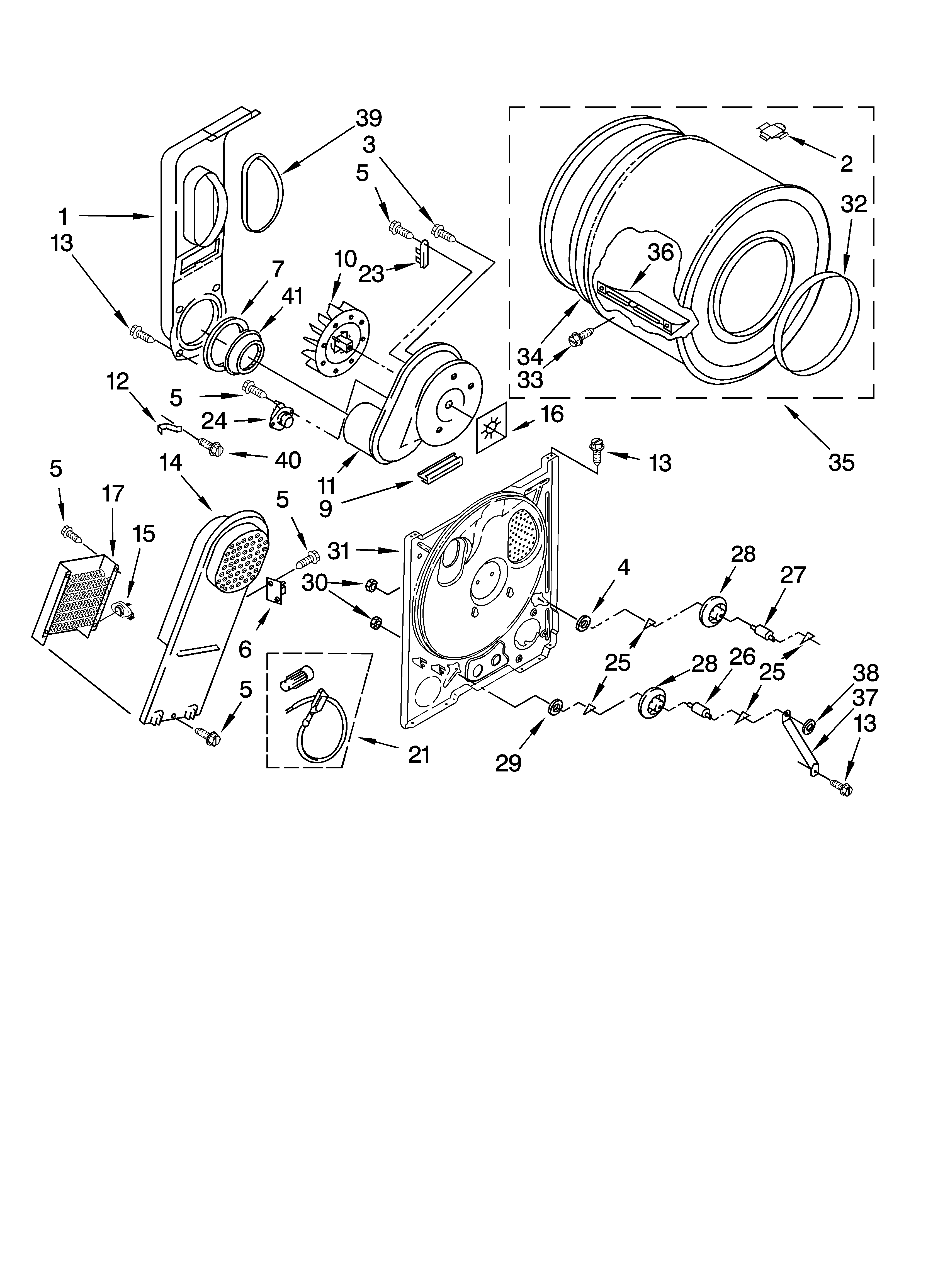 Bulkhead parts, optional parts (not included)