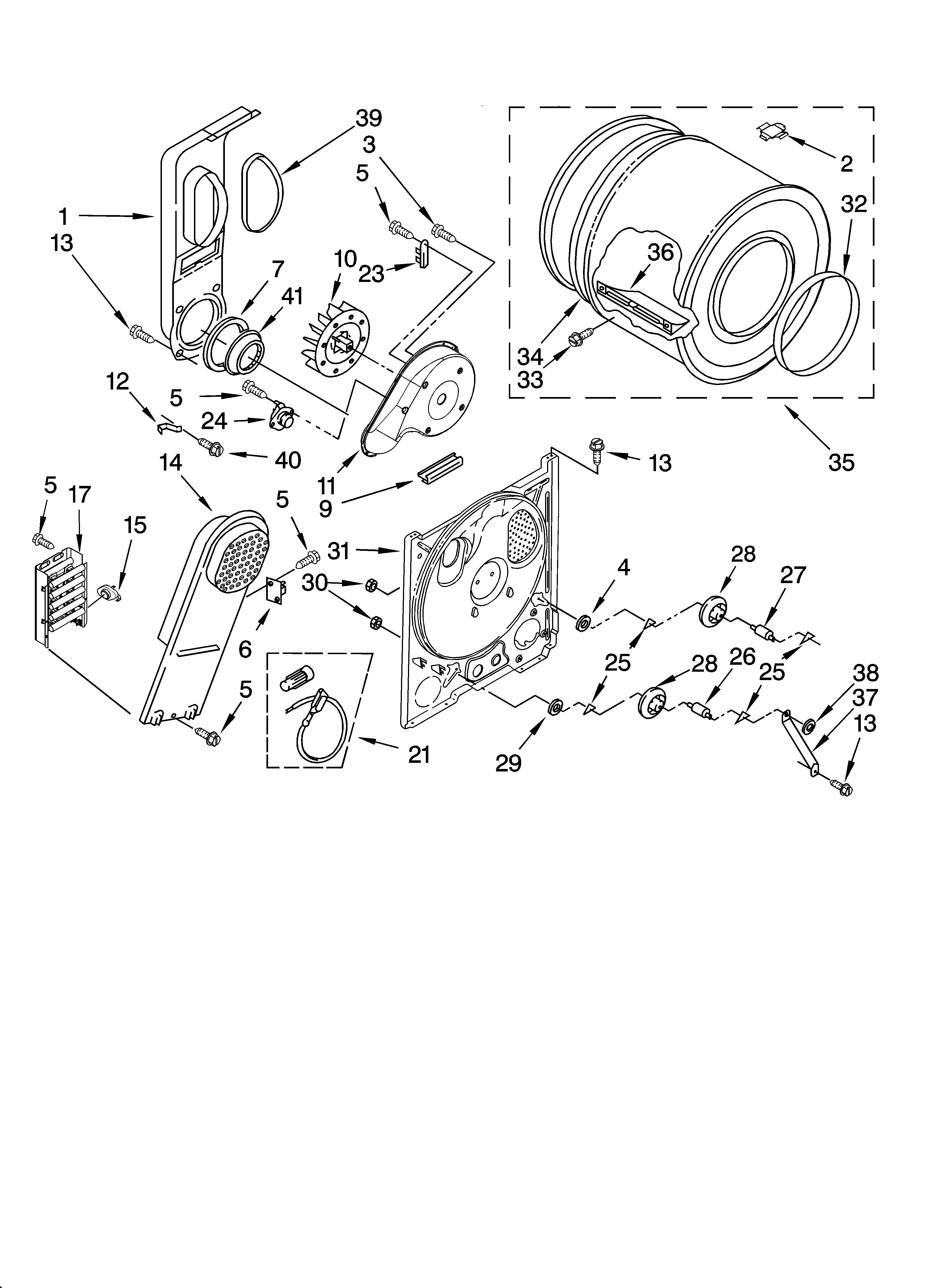 Bulkhead parts, optional parts (not included)
