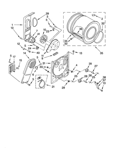 Bulkhead parts, optional parts (not included)