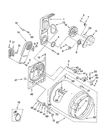 Bulkhead parts, optional parts (not included)